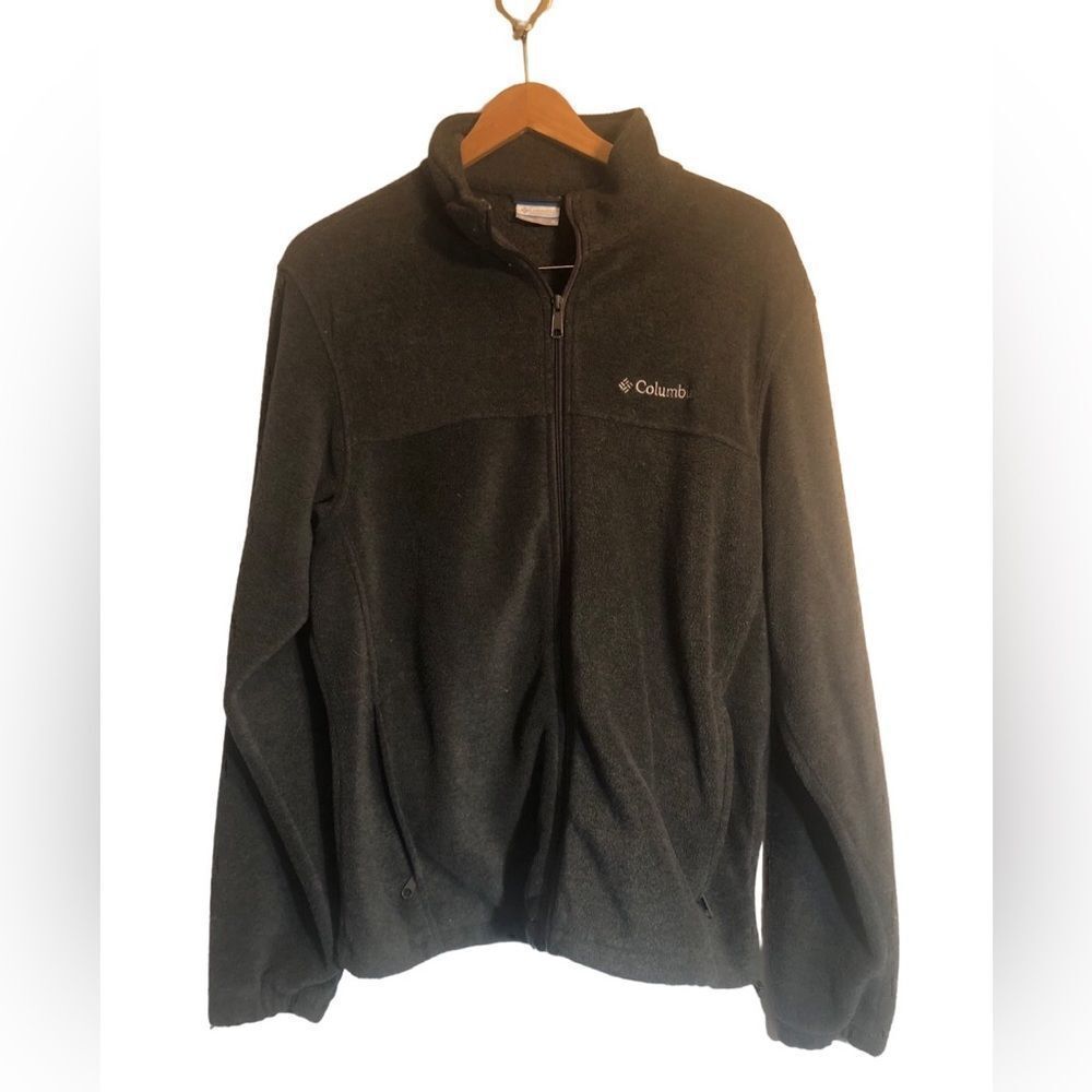 Columbia Benton Springs Womens Medium Full Zip Fleece. Gray. 1476671
